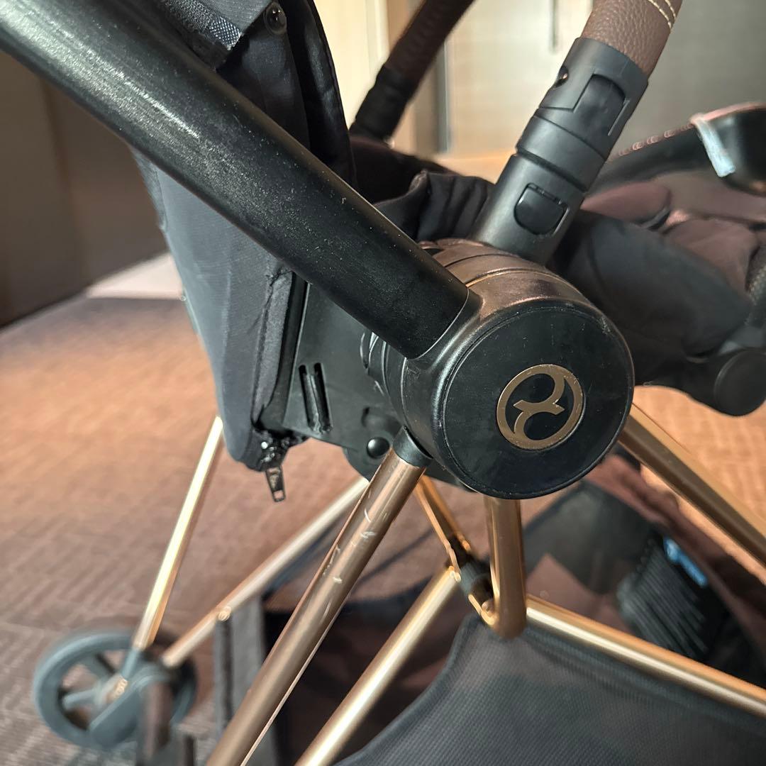 応相談都内お届け：Cybex mios ブラック バギー