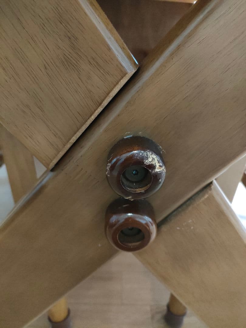 ダイニングテーブルセット　椅子4脚付き　ブラウン