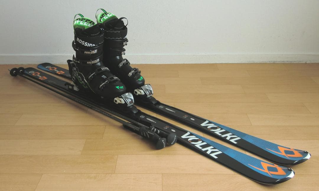 ■■送料無料■VOLKL■メンズスキーセット■板162靴27.5■メンテ付■■