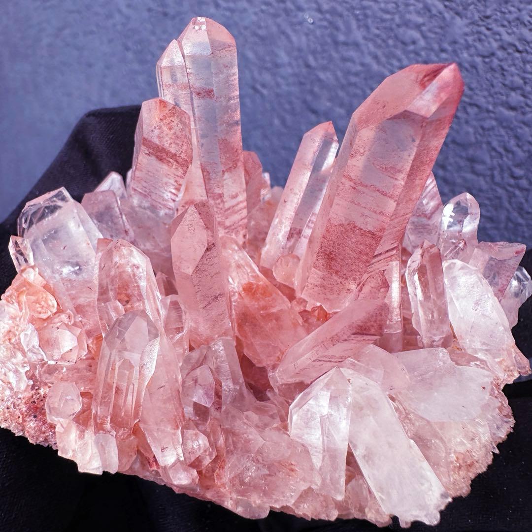 希少❗️高品質❗️超綺麗♡超強いパワー ピンク ヒマラヤ クラスター天然石A1558