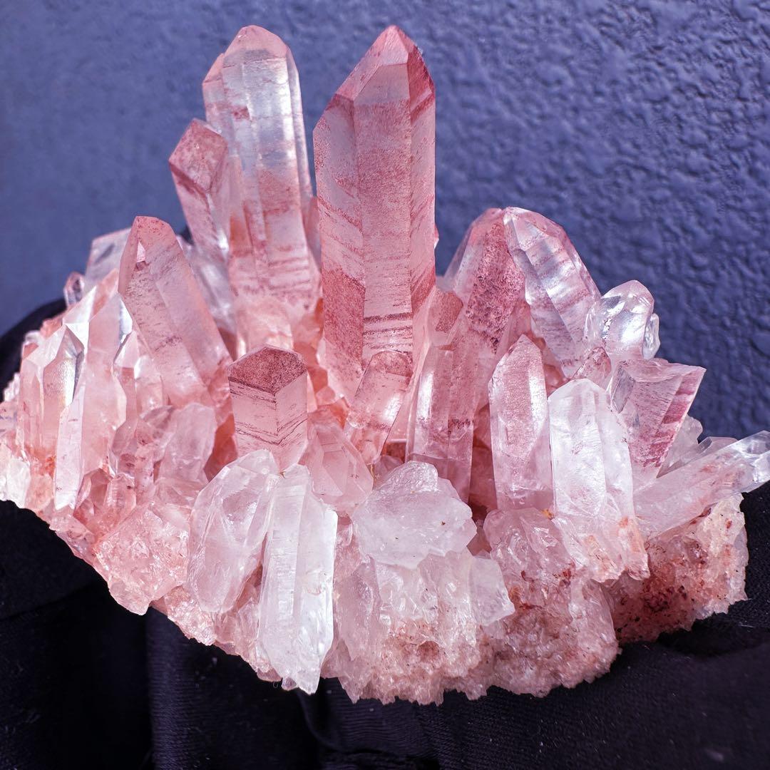 希少❗️高品質❗️超綺麗♡超強いパワー ピンク ヒマラヤ クラスター天然石A1558