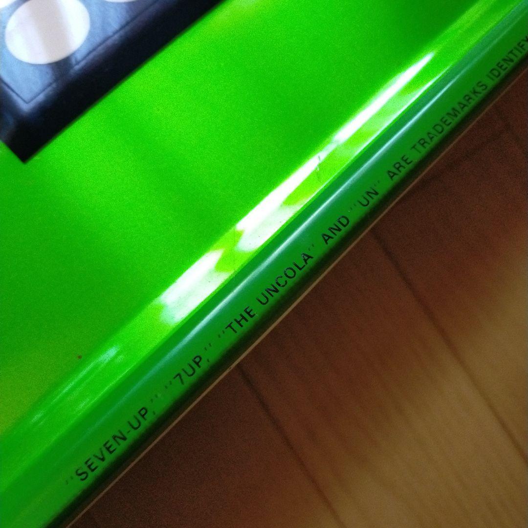 希少　7UP セブンアップ　ブリキ看板　USA製　ディスプレイ　ビンテージ　レア