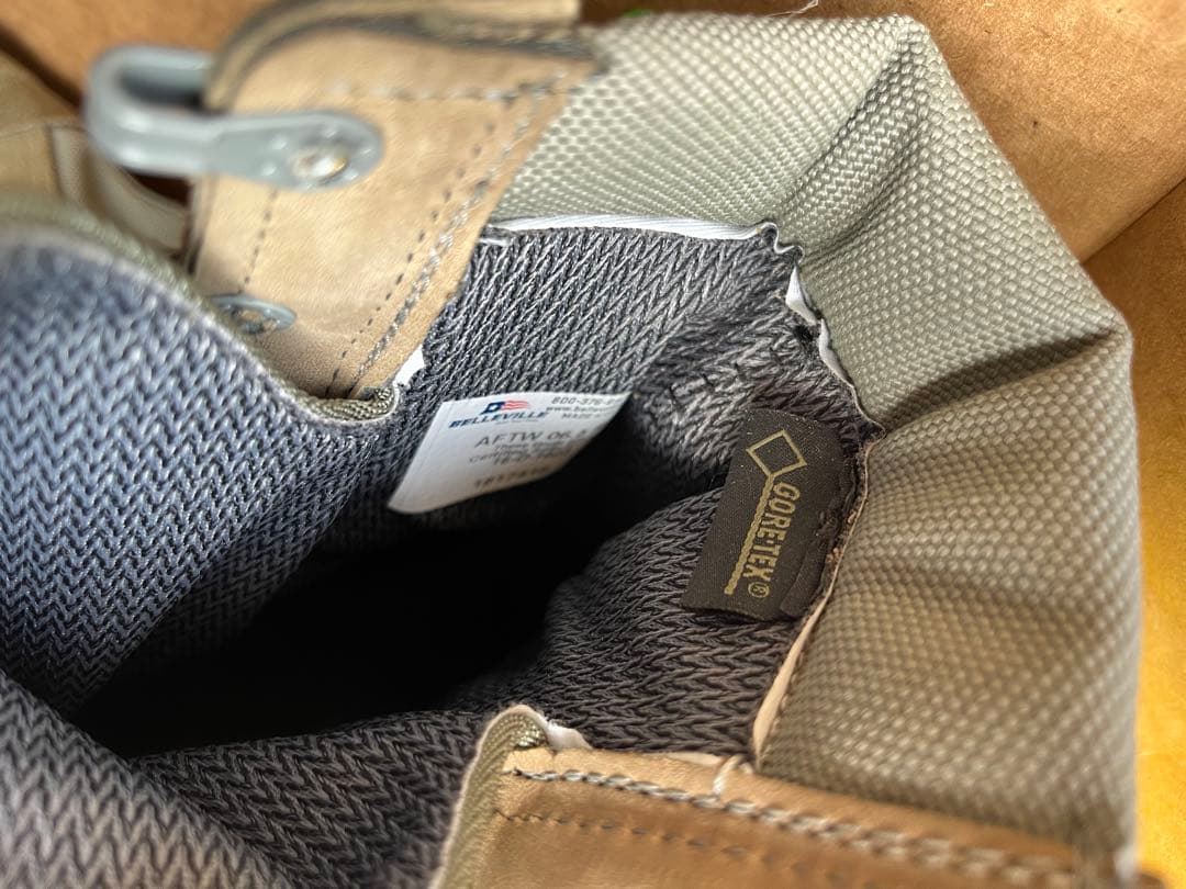 米軍放出新品Bellevilleコンバットブーツ 6.5R ゴアテックス 実物