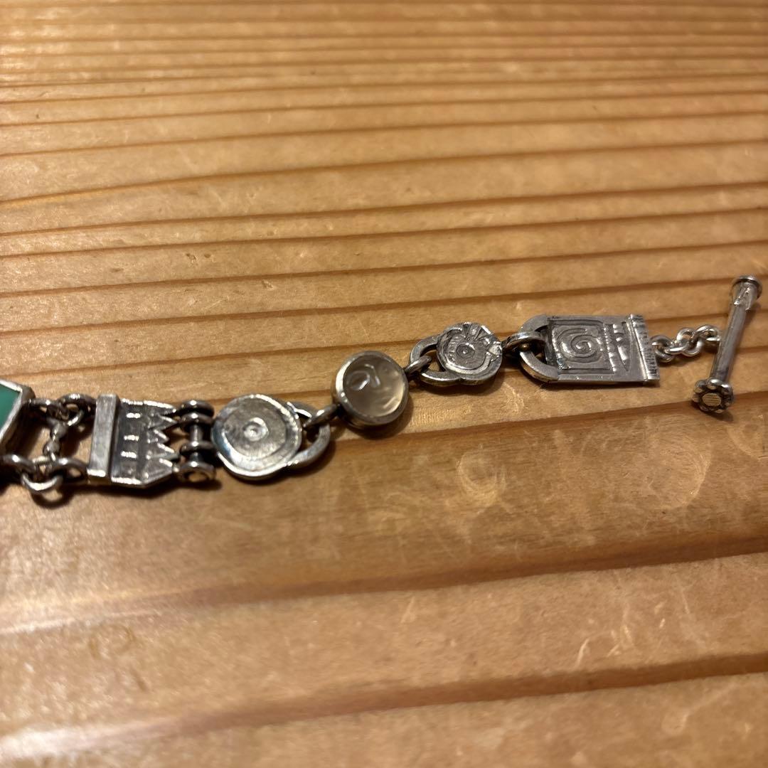 銀製　ハンドメイド　シルバーブレスレット