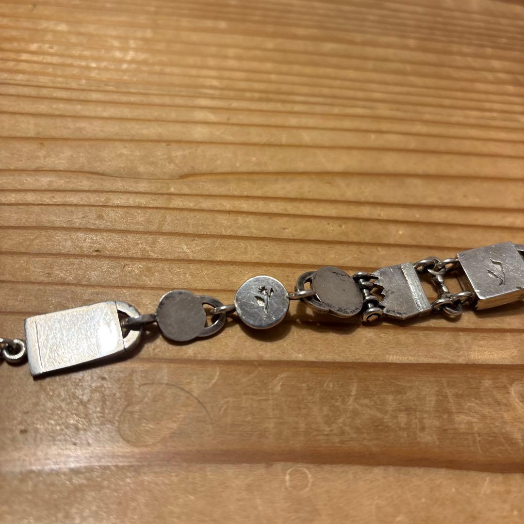 銀製　ハンドメイド　シルバーブレスレット