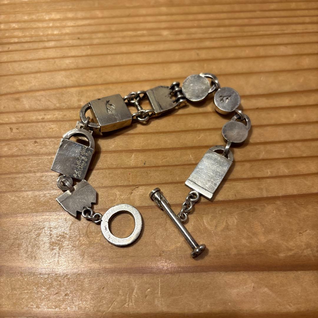 銀製　ハンドメイド　シルバーブレスレット