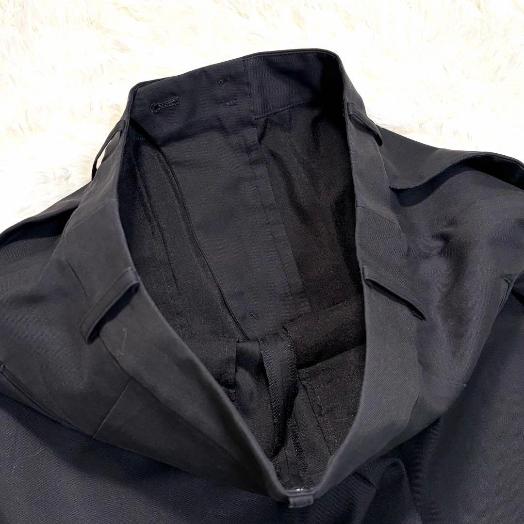 グリーンレーベルリラクシング シャーク ノーラペル テーパード ブラック 38