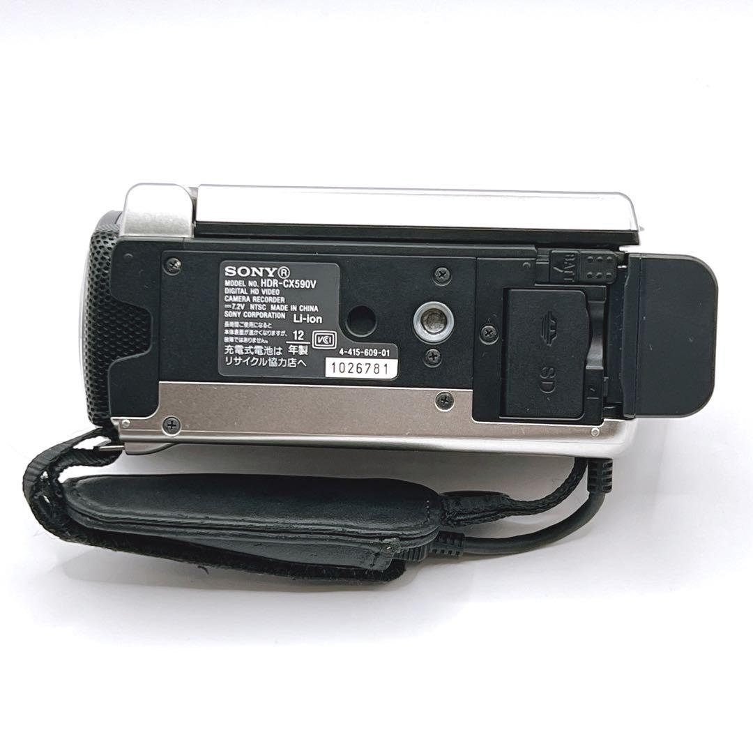 【美品】 SONY Handycam HDR-CX590V ビデオカメラ