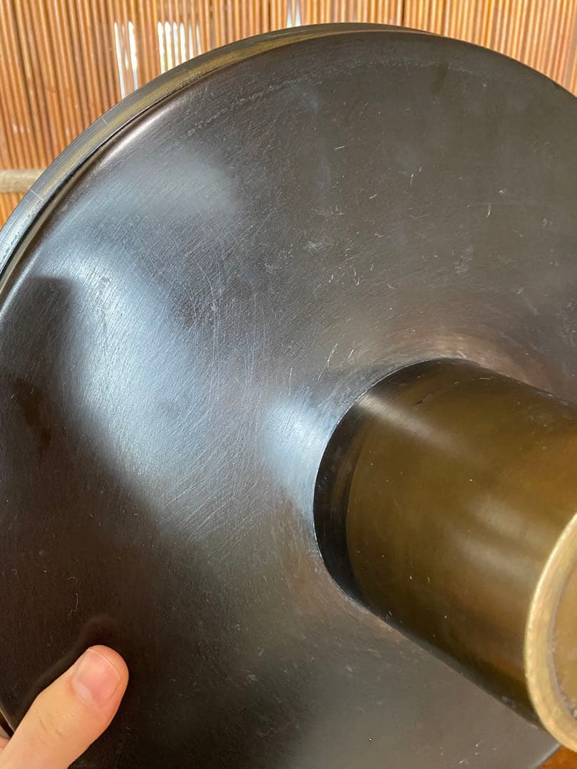 池坊　草月　銅製　唐銅　花器