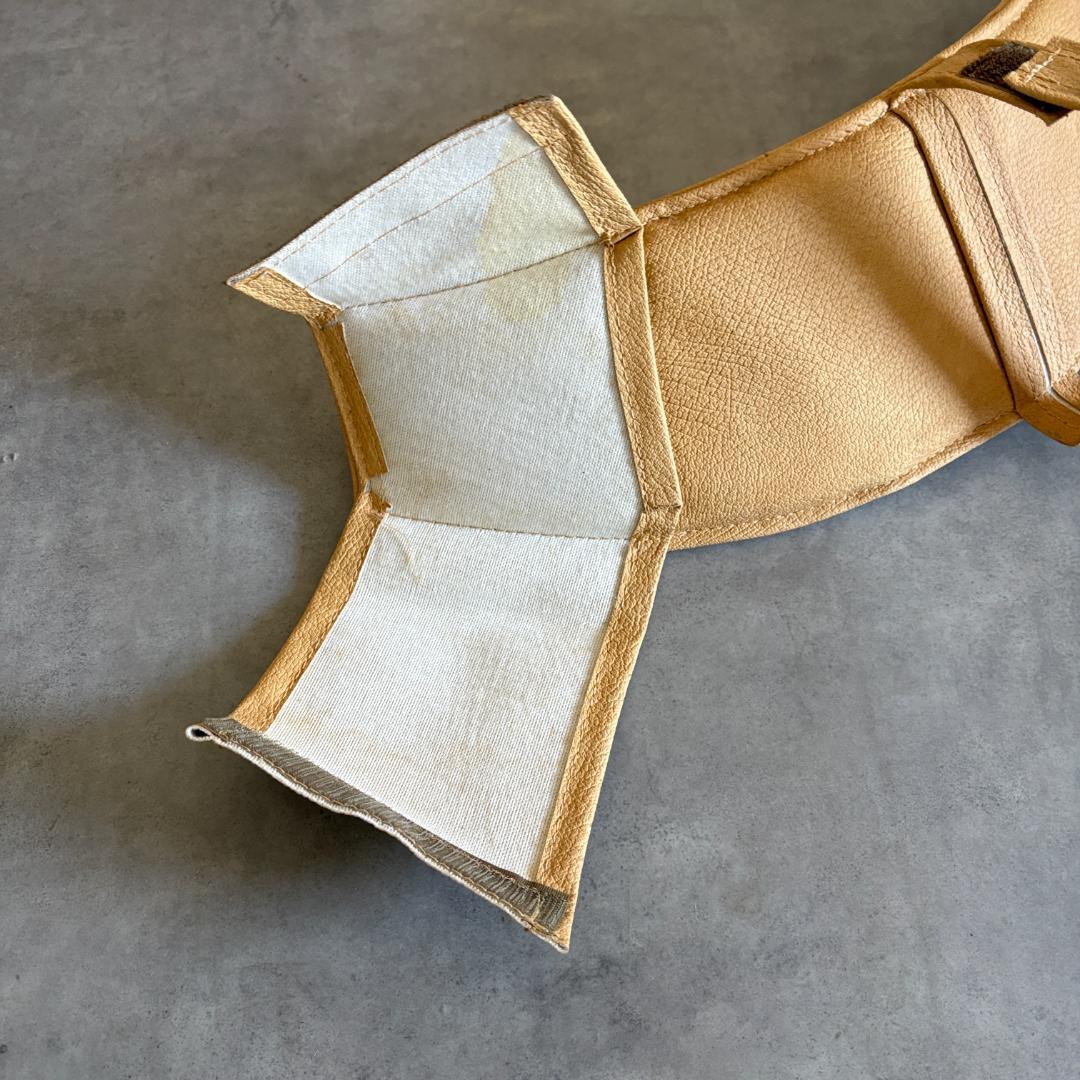 日本製 無垢材 回転座椅子【B】