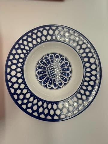 HERMES エルメス ブルーダイユール スーププレート 2枚セット