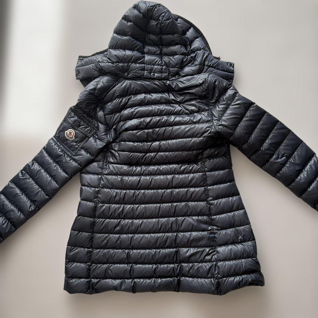 MONCLER ブラックダウンジャケット サイズ1