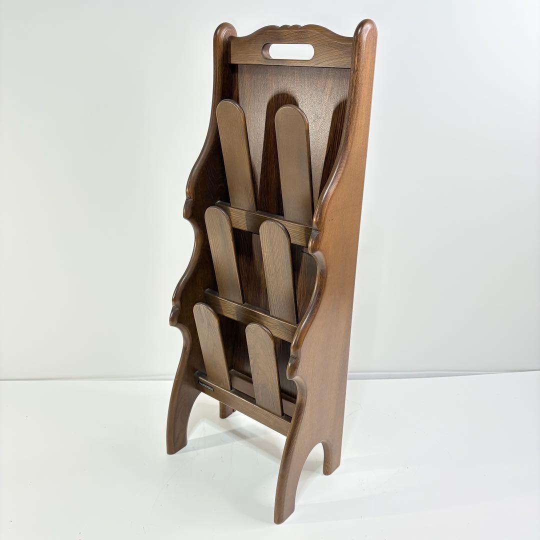 【美品】 カリモク スリッパラック 木製 カリモク家具 玄関収納(2148)