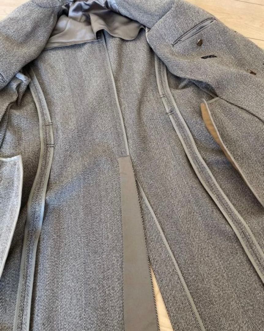 【美品】ロロピアーナ　ペコラネラ　オーバーコート　オーダー品