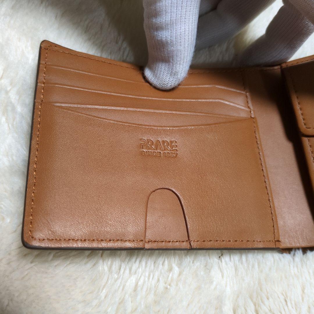 プレリー　PRARE　コードバン　二つ折り財布