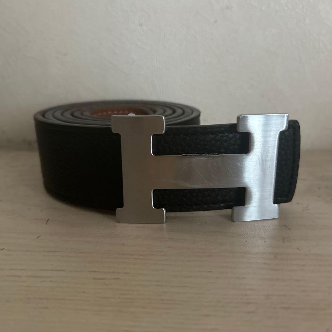 HERMES レザーベルト　48/120
