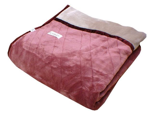 送料無料【新品B品】ダブルサイズ 毛布 【日本製アクリル素材2枚あわせ毛布】WI