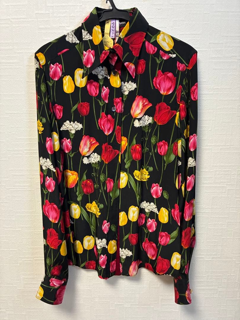 ドルガバ　 チューリップ柄シャツ