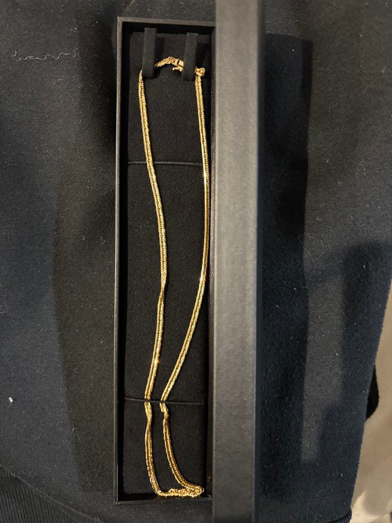 アップル　　K18 トリプル12面喜平ネックレス 50cm