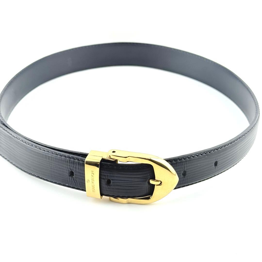 【美品】　ルイヴィトン　エピ　サンチュールクラシック　ベルト　黒