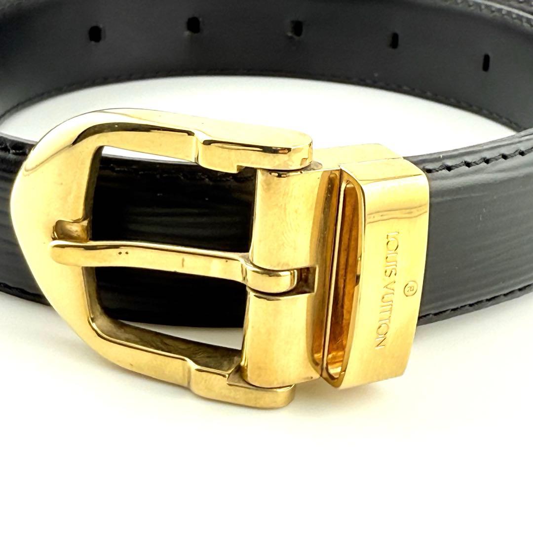 【美品】　ルイヴィトン　エピ　サンチュールクラシック　ベルト　黒