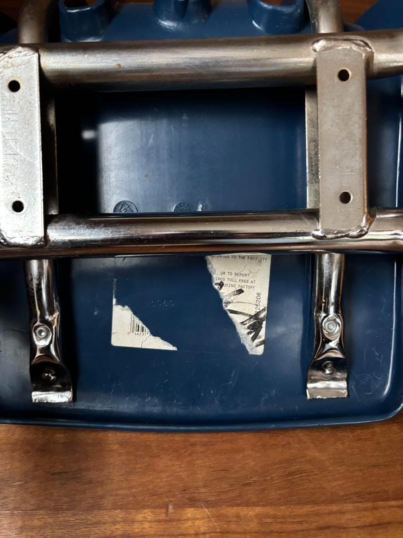 【希少】VIRCO ヴィンテージ スクールチェア アメリカ製 ブルーLA購入