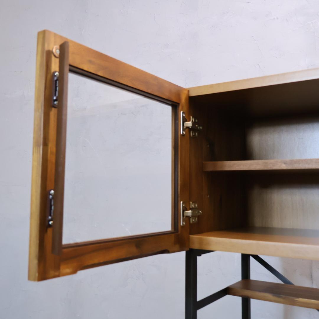 unico ウニコ スウェラ キッチンボード カップボード 食器棚 アカシア材