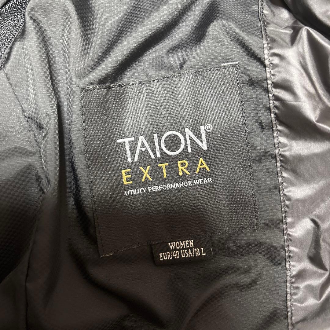 最終値下げ TAION EXTRA ファー付きダウンジャケット ブラック