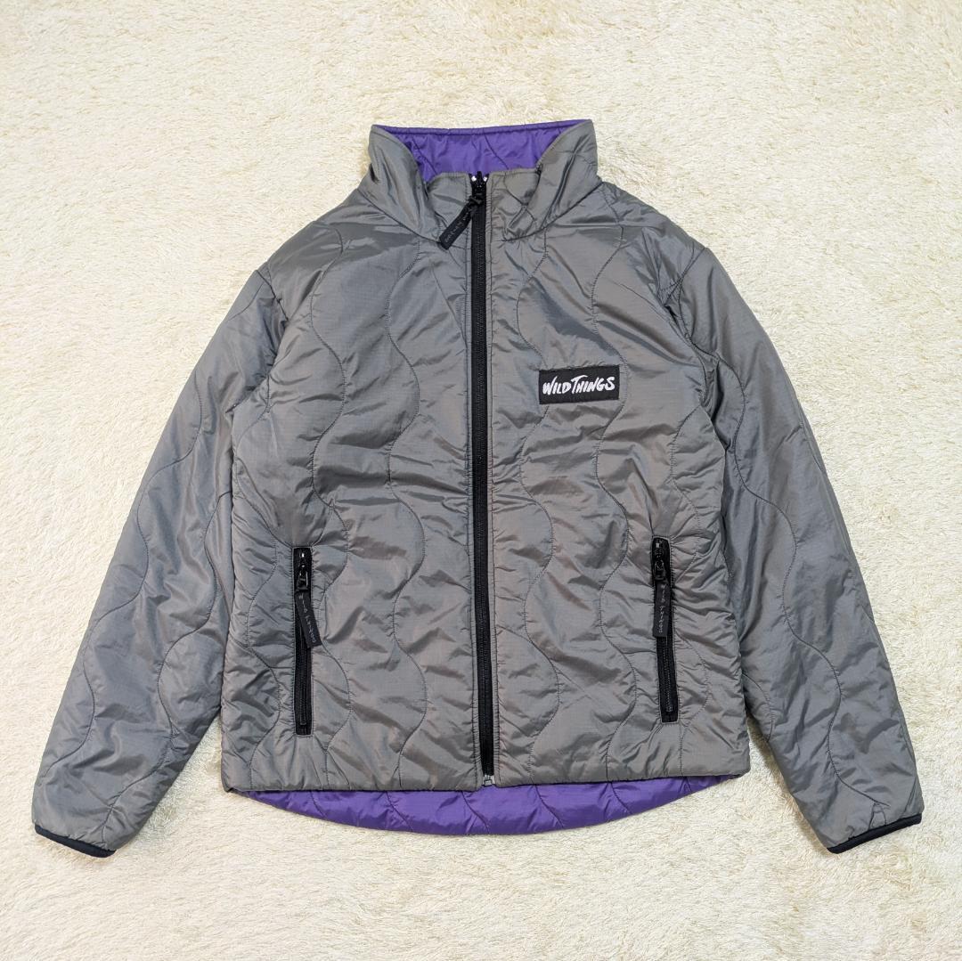 【USA】 WILD THINGS リバーシブル 紫×グレー S