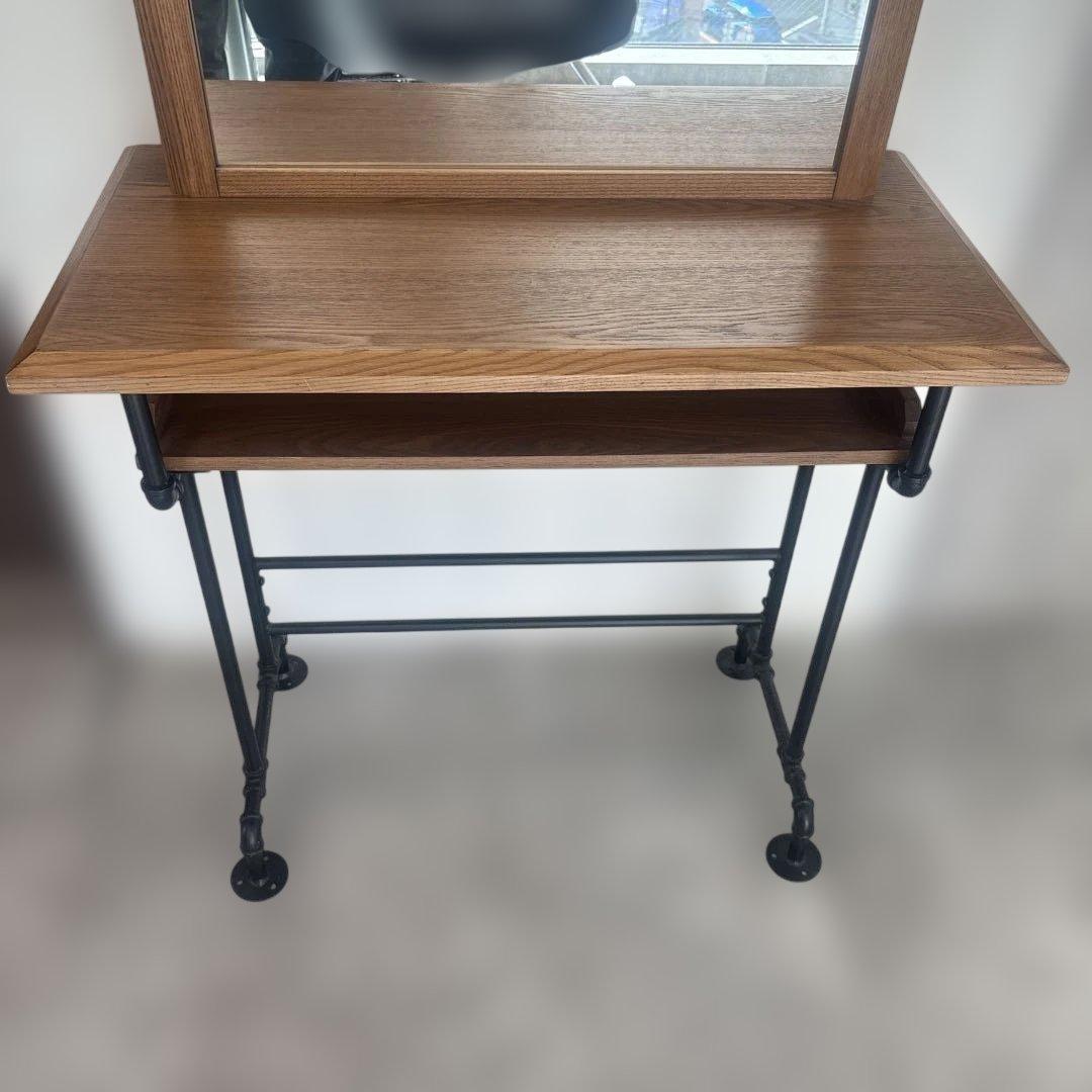 美容室　ドレッサー　片面　ビューティーガレージ