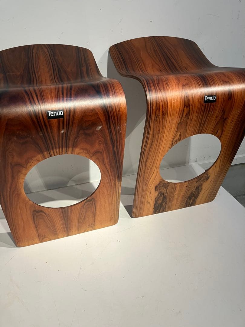 天童木工、藤森健次、座椅子、2脚、キツツキ、柳宗理、ミッドセンチュリー、モダン