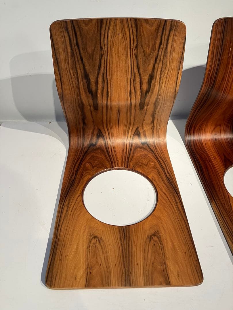 天童木工、藤森健次、座椅子、2脚、キツツキ、柳宗理、ミッドセンチュリー、モダン