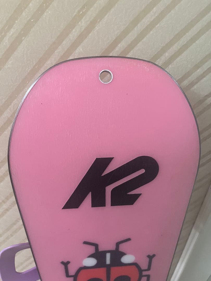K2 スノーボード 100cm パープル カブトムシデザイン2点セットカバー付き