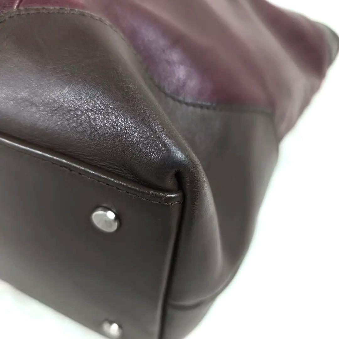 ✨美品✨ レクサスコレクション トートバッグ レザー 肩掛け B4可 赤茶