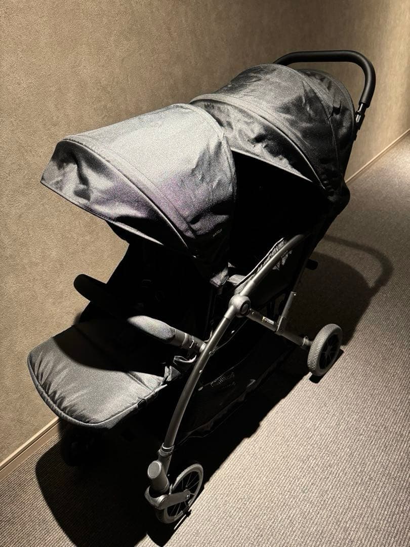 【R】カトージ　タンデムストローラー　2人乗りベビーカー