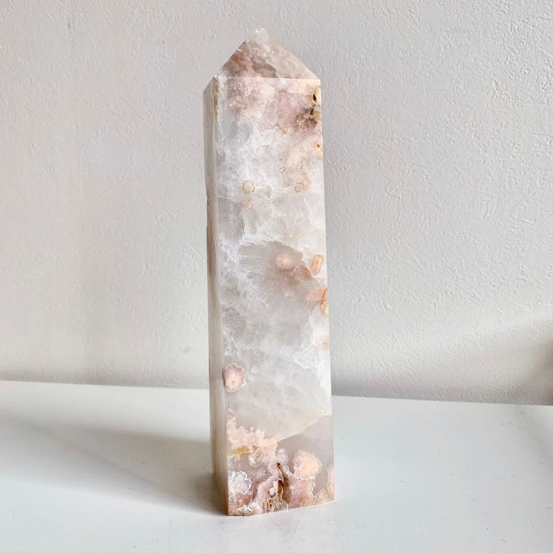 桜瑪瑙　特大21cm‼️ 結晶ポイント　天然石