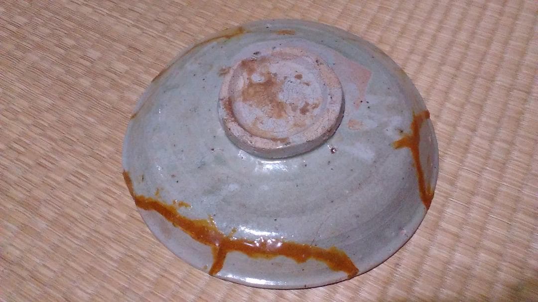 古唐津　絵唐津　大皿　発掘　呼継　径23.8cm