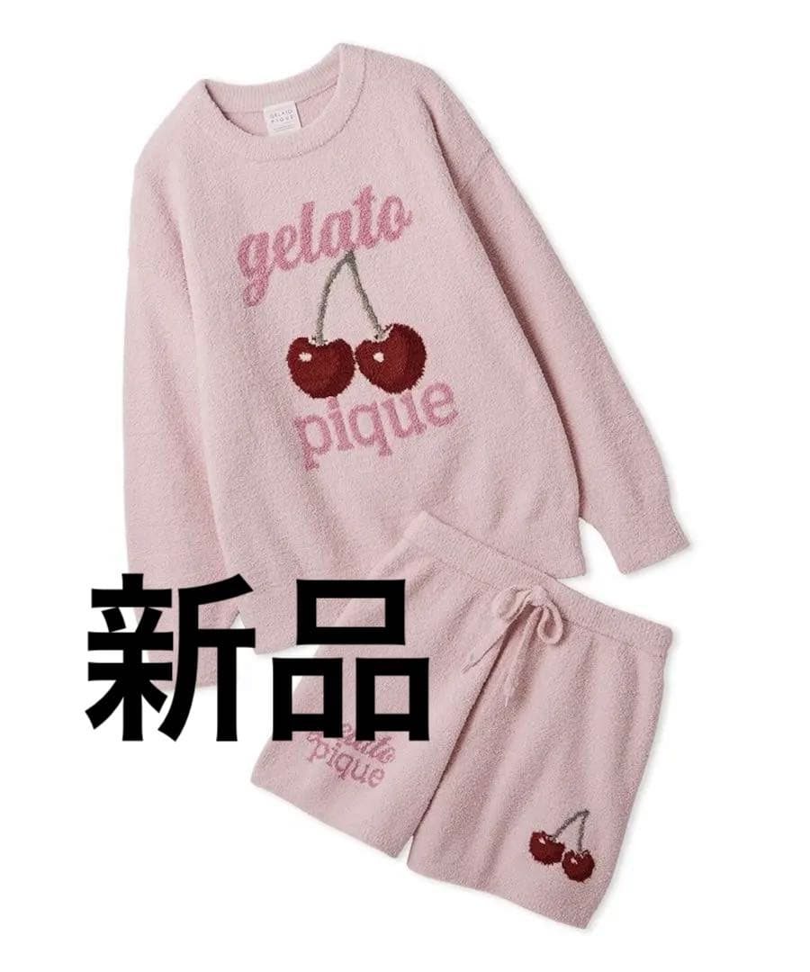 べビモコチェリージャガードプルオーバー&ショートパンツ