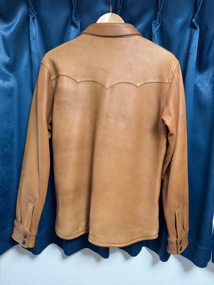 フラットヘッド FSD-32 ディアスキンシャツ THE FLAT HEAD