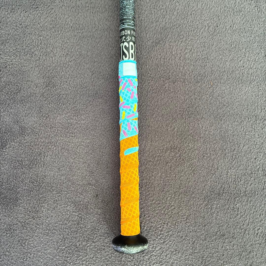 少年軟式用バット　モンスターブラックキャノン(76㎝)560gケース付き