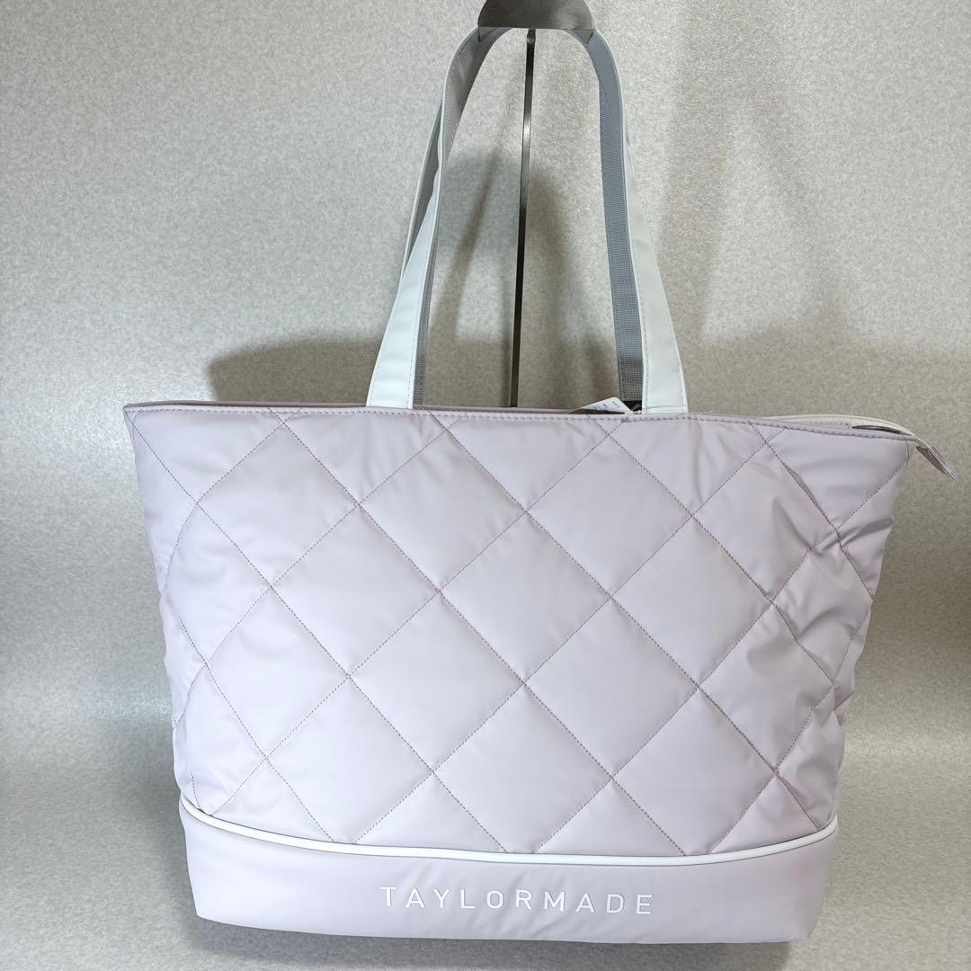 新品タグ⭐️テーラーメイド キルティング トートバッグ ゴルフ ダスティピンク