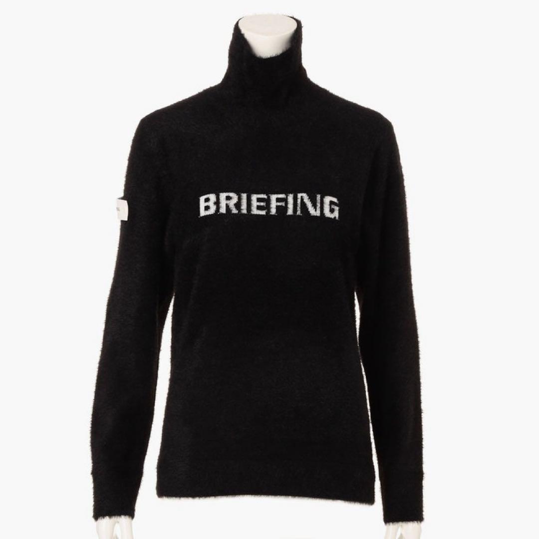 BRIEFING 新品　SHAGGY LOGO TURTLENECK KNIT