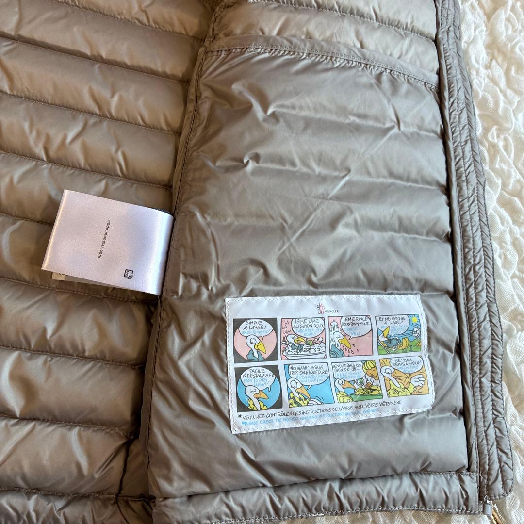 希少サイズ６美品》MONCLER モンクレール　リアンヌ ダウン ベスト グレー