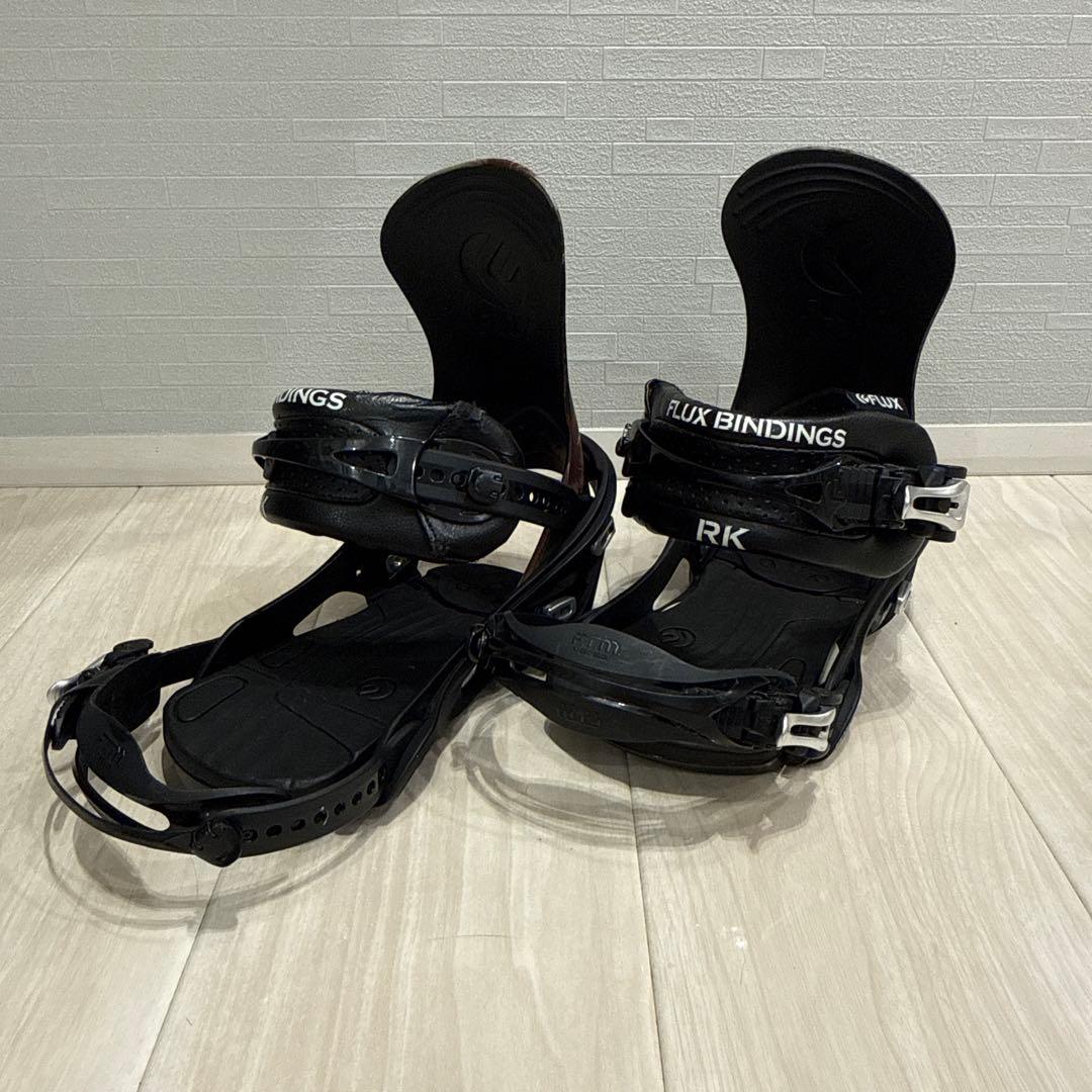 FLUX RK スノーボードビンディング ブラック　M サイズ　フラックス