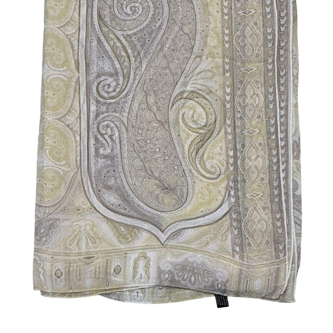 極美品✨ETRO シルク100% 大判ストール スカーフ イタリア製 ペイズリー