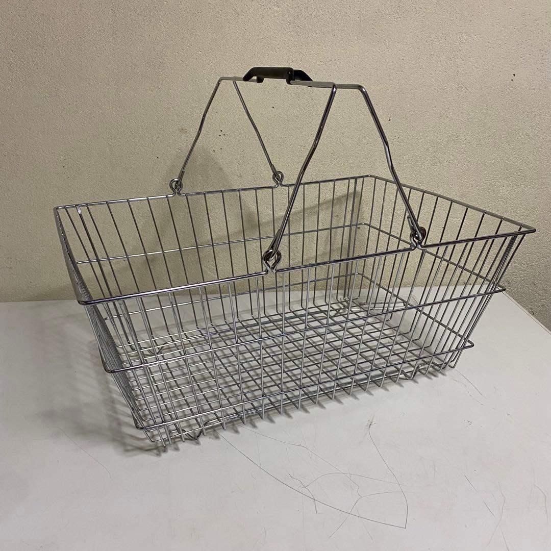 10セット メッシュバスケット カゴ 縦×横32×45cm 深さ18cm 店舗用