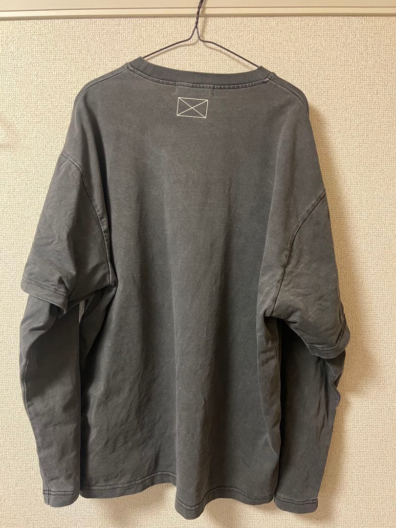 トップス MLVINCE SEVEN STARS LAYERED L/S TEE