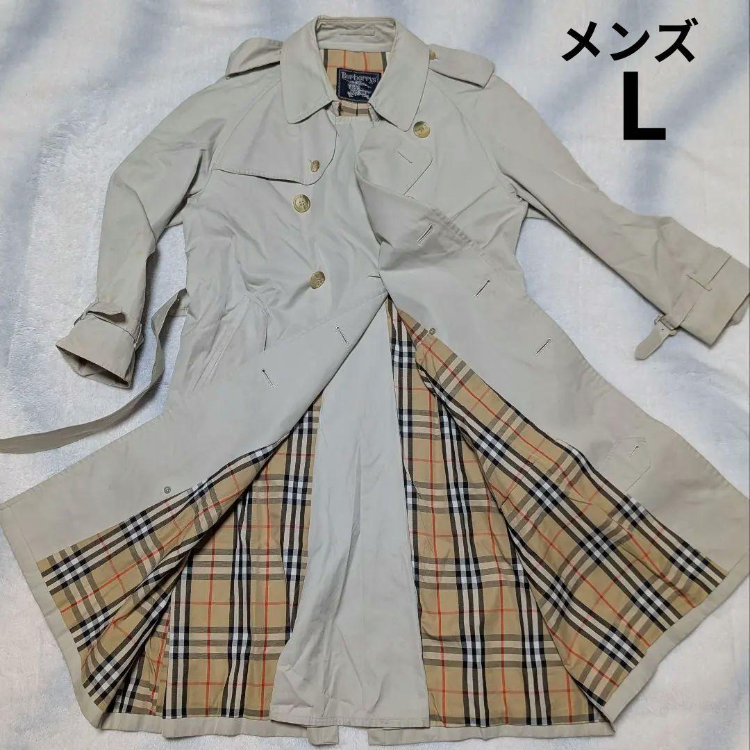 ★Burberrys ベージュ トレンチコート　メンズL 94-175-6