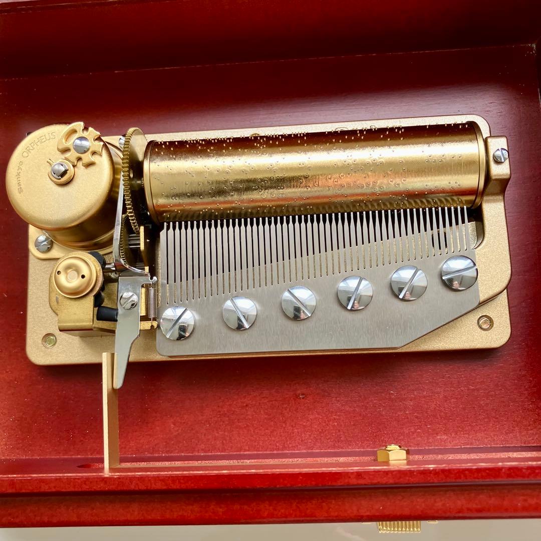 サンキョー オルフェウス 50弁 オルゴール 美しく青きドナウ 2曲 日本製