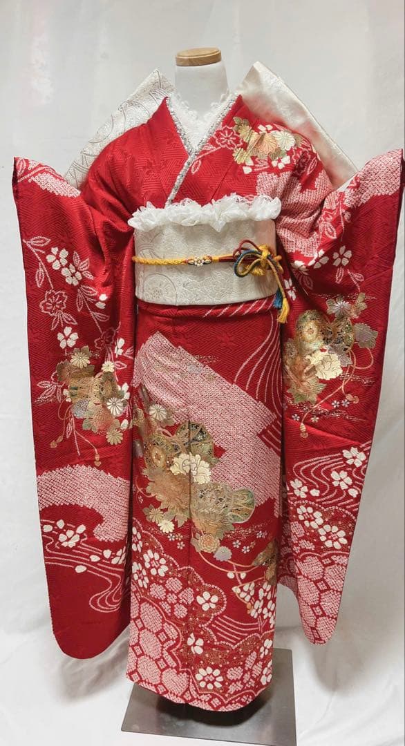 振袖 正絹　振袖フルセット　成人式　振袖6点セット